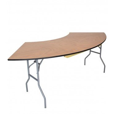 7"Serpentine Wood Table